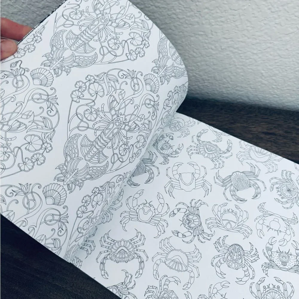 Lost Ocean Adult Coloring Book Johanna Basford